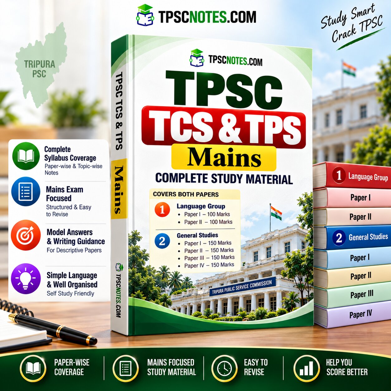 TPSC TCS/TPS Exam 2026 Complete Study Materials [PDF]